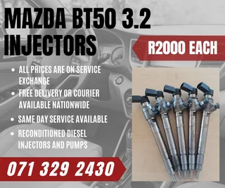 Mazda Bt50 3.0m2 Injectors For Sale With Warranty