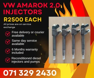 Vw Amarok 2.0 Injectors For Sale With Warranty Included