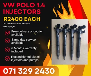 Vw Polo 1.4 Injectors For Sale With Warranty Included