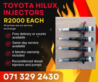 Toyota Hilux 2.5 Injectors For Sale With Warranty