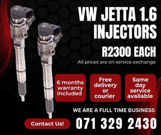 Vw Jetta 1.6 Injectors For Sale With Warranty