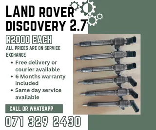 Land Rover Discovery Tdv6 Injectors For Sale With Warranty