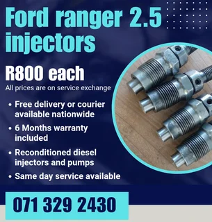 Ford Ranger 2.5 Injectors For Sale With Warranty