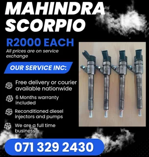 Mahindra Scorpio Injectors For Sale With Warranty Included