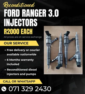 Ford Ranger 3.0 Injectors For Sale With Warranty