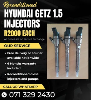 Hyundai Getz 1.5 Injectors For Sale With Warranty Included