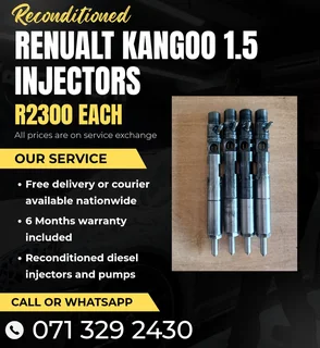 Renualt Kangoo 1.5 Injectors For Sale With Warranty