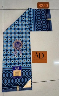 African Real Wax Block Print Fabric 6 yards, 5.48 Meters