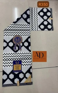 African Real Wax Block Prink Fabric 6 yards , 5.48 Meters