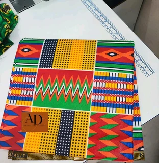 African Real Wax Block Prink Fabric 6 yards , 5.48 Meters