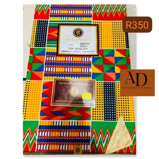 African Real Wax Block Prink Fabric 6 yards , 5.48 Meters