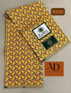 African Real Wax Block Prink Fabric 6 yards , 5.48 Meters