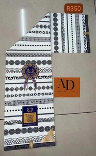 African Real Wax Block Prink Fabric 6 yards , 5.48 Meters