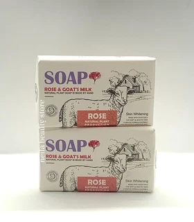 Rose & Goat milk brightening soap 248grm