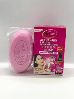 Veetgold Alpha -Hya Arbutin 100% Pure Serum soap 200grm