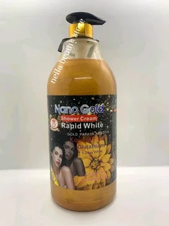 Nano gold papaya Arbutin brightening shower gel 1900ml