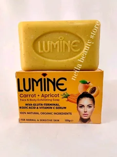 Lumine carrot&#43;Apricot exfoliating brightening soap