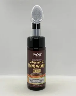 Wow skin balance science vitamin c face wash with inbuilt brush