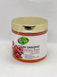 Veetgold Clear dark spot kojic & Alpha Arbutin Scrub