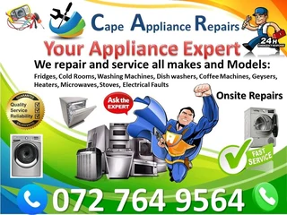 Appliance repair and service onsite