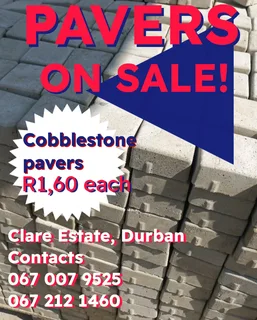 Cobblestone pavers ON SALE!