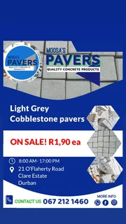 Cobblestone pavers ON SALE R1,90