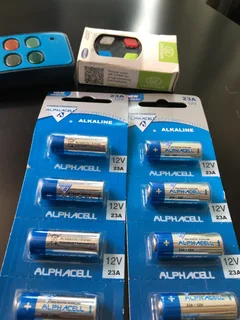 Garage door remotes, batteries