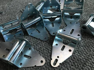 Silver steel hinges