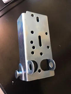 Silver steel bracket