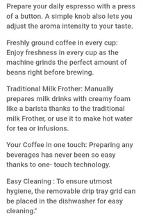 Delonghi Magnifica S Bean to Cup Coffee Machine ECAM12.121.B