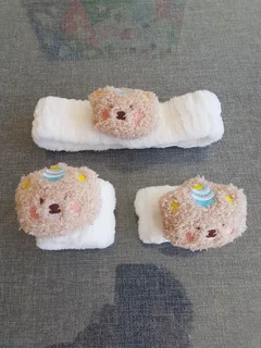 Cute Bear Headband &amp; Scrunchie Set