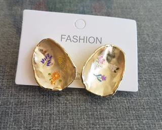 Stylish Gold-Tone Earrings