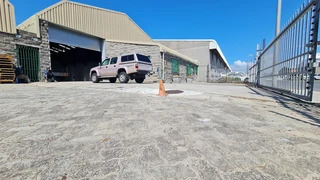 Secure factory with yard space.