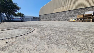 Secure factory with yard space.