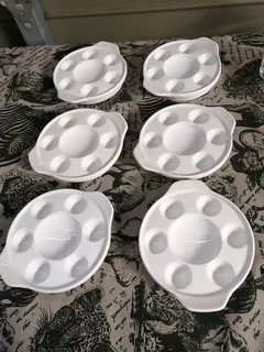 6Piece Continental snail dishes