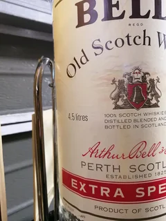 Collectors bottle with box