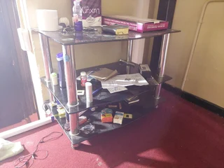 Tv stand and couch R300