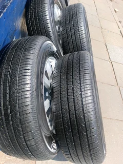New set of mags and tyres 225/65/17 Goodyear