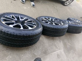 New set of mags with tyres for Ford Ranger 255/55/20 Goodyear Wrangler