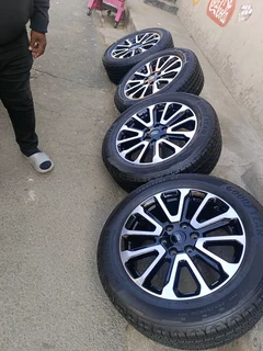 New set of mags with tyres for Ford Ranger 255/55/20 Goodyear Wrangler