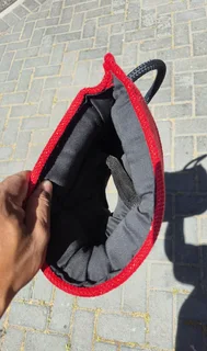 French linen left arm dog bite sleeve