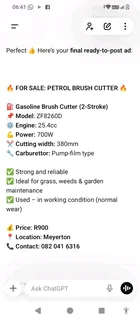 Bush cutter/ Trimmer