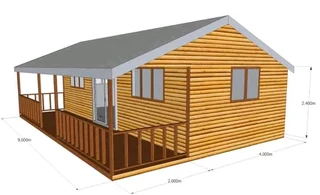 Cabin houses manufacture