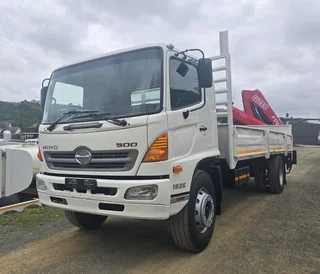 2013- Hino 500-1626 Dropside Body With Crane- Aa4209