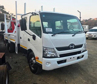 2013- Hino 300-815 Crewcab Dropside + Crane Truck- T755