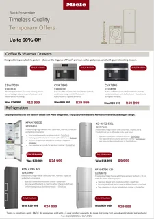 Miele fridge from R9 999 Oct - Nov Sale Contact me on 068 858 6440