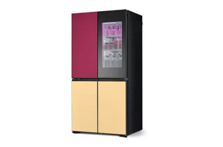 LG French door Fridge 617L MoodUP Multi-Door Fridge Freezer, Colour Changing LED GR-A24FDMMB