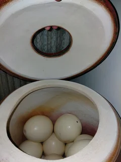 Fire pot. &#34;Hot art&#34;         R 19000  Neg.