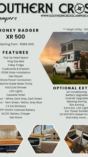 Slide on slide off Bakkie campers