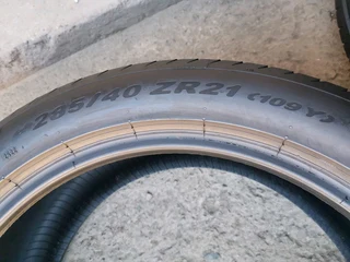 4x 285/40/R21 PIRELLE P ZERO NORMAL TYRES 90% TREAD LIFE CALL PAUL 0632489024